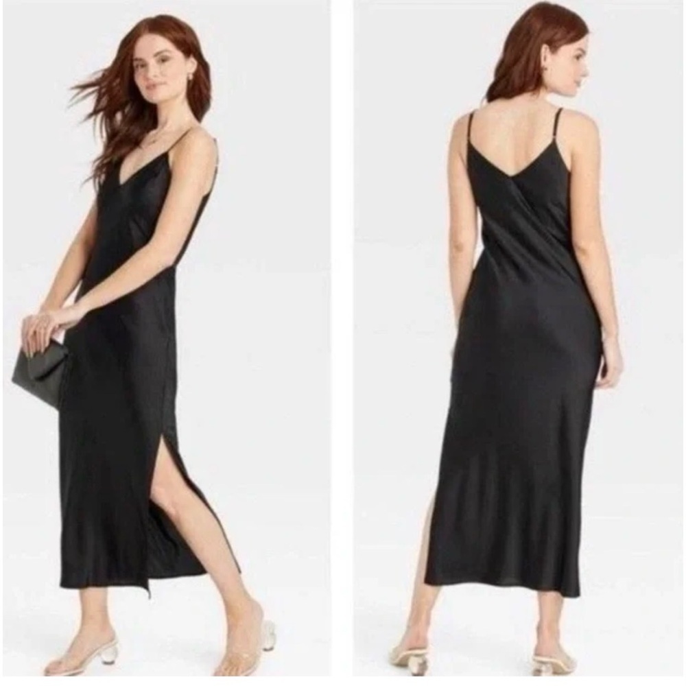 A New Day Women’s Midi Slip Dress Size 2X - Picture 3 of 6